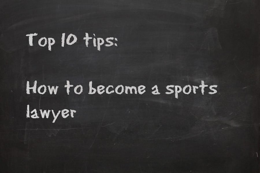 blackboard - top 10 sports lawyer